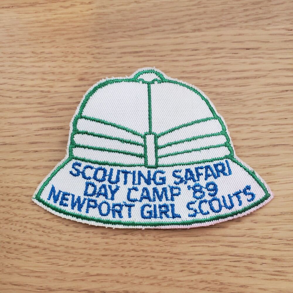 Vintage 80's Girl Scout Safari Patch